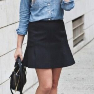 Jcrew Fluted Skirt